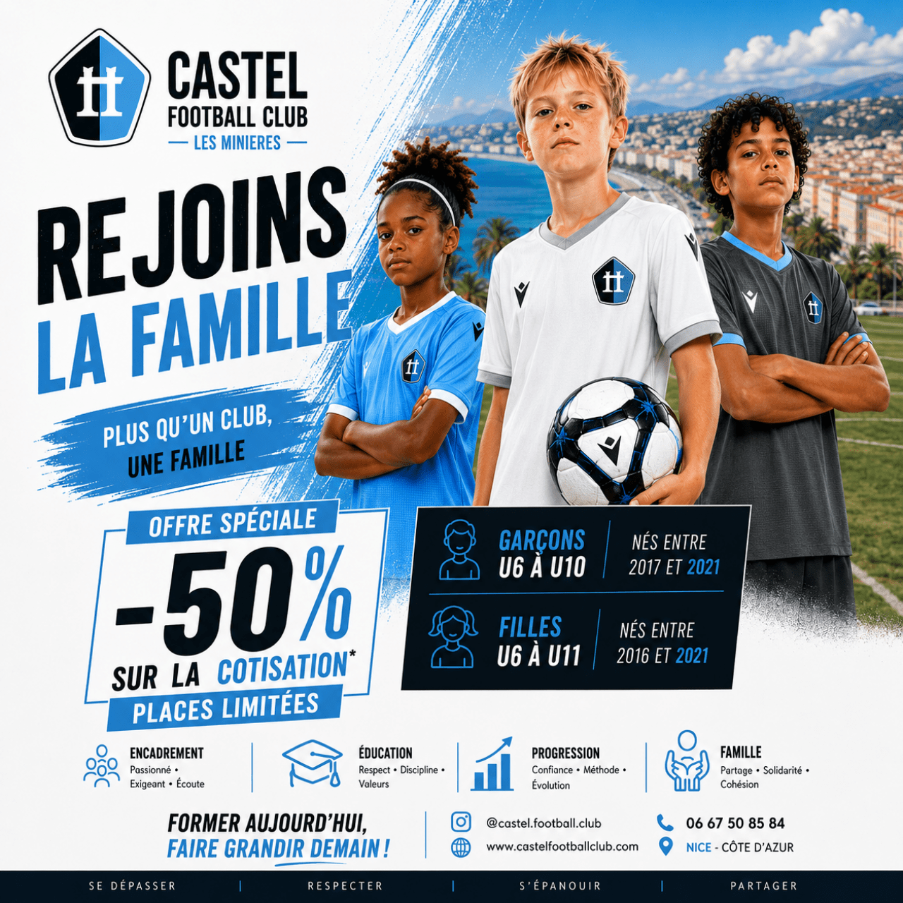 Résultats - Castel Football Club